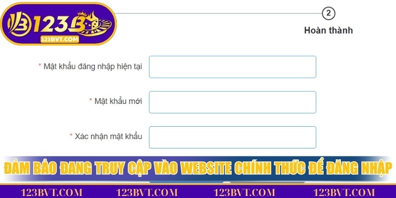 Đăng Nhập 123B Hàng Ngày, Chơi Game Và Nhận Ưu Đãi Lớn 4 Đảm bảo bạn đang truy cập vào website chính thức để đăng nhập
