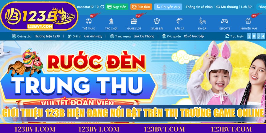 123B nổi bật trên thị trường game online