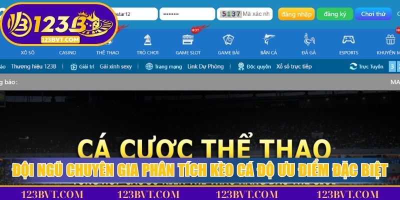 Đội ngũ chuyên gia phân tích kèo cá độ chuyên sâu là ưu điểm đặc biệt