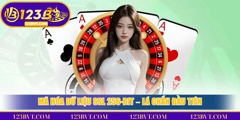 6 Bảo Mật Cốt Lõi Giúp Nhà Cái 123B Giữ An Toàn 1 Mã Hóa Dữ Liệu SSL 256-bit – Lá Chắn Đầu Tiên