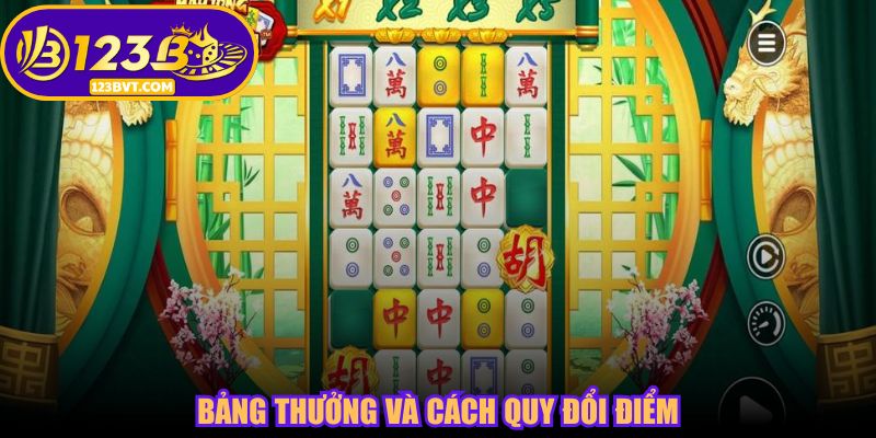 Đường Mạt Chược – Game Slot Trung Hoa Đậm Bản Sắc Tại 123B 4 Bảng thưởng và cách quy đổi điểm